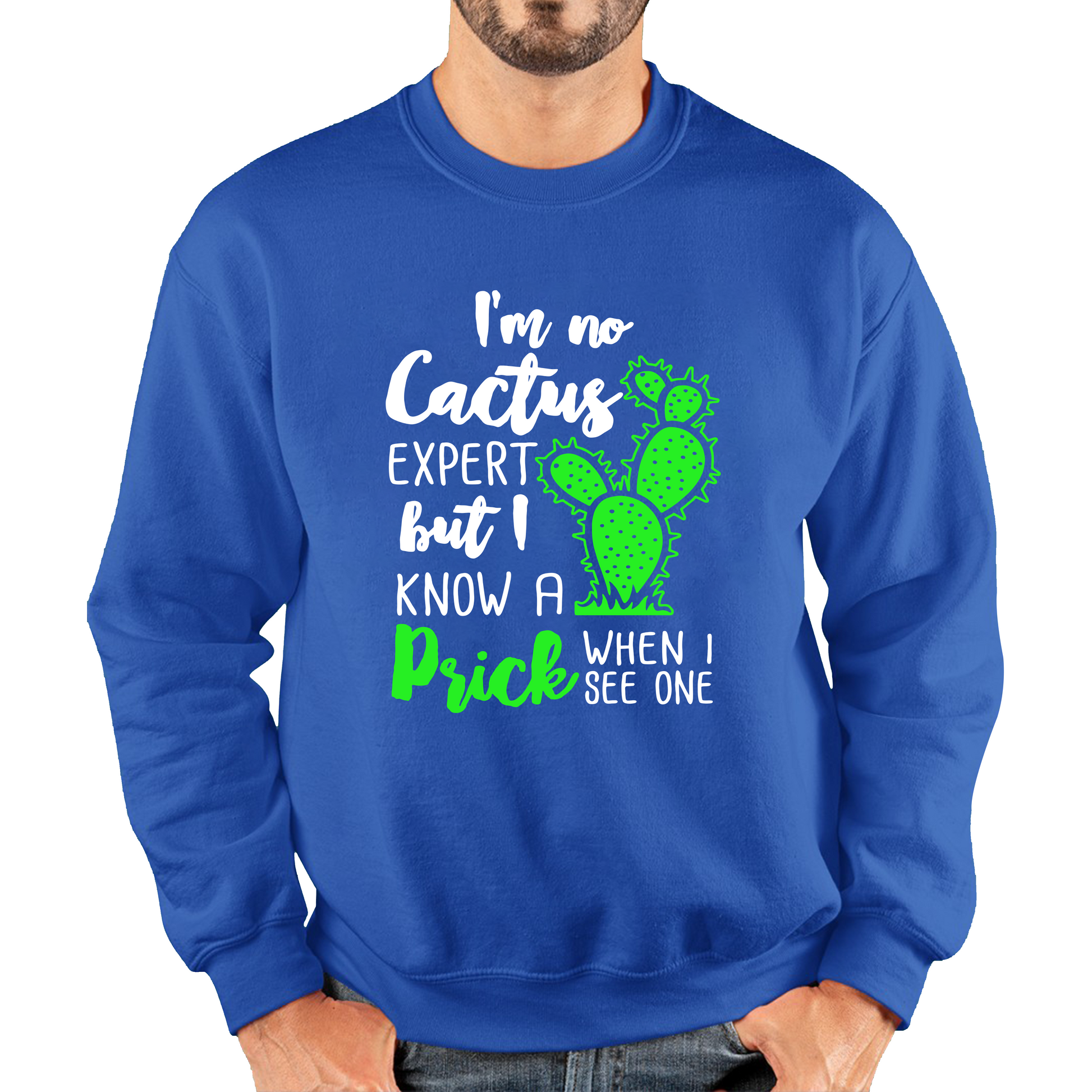 I'm No Cactus Expert But I Know A Prick When I See One Sweatshirt