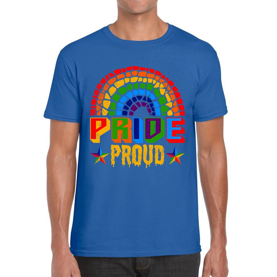 Proud Pride LGBT Pride Gay LGBT Pride Lesbian Rainbow Adult T Shirt