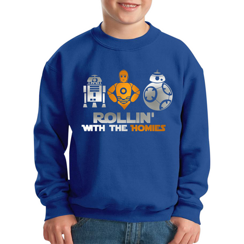 Rollin With The Homies Star Wars Jumper Disney Star Wars Hollywood Studios Galaxy's Edge Kids Sweatshirt