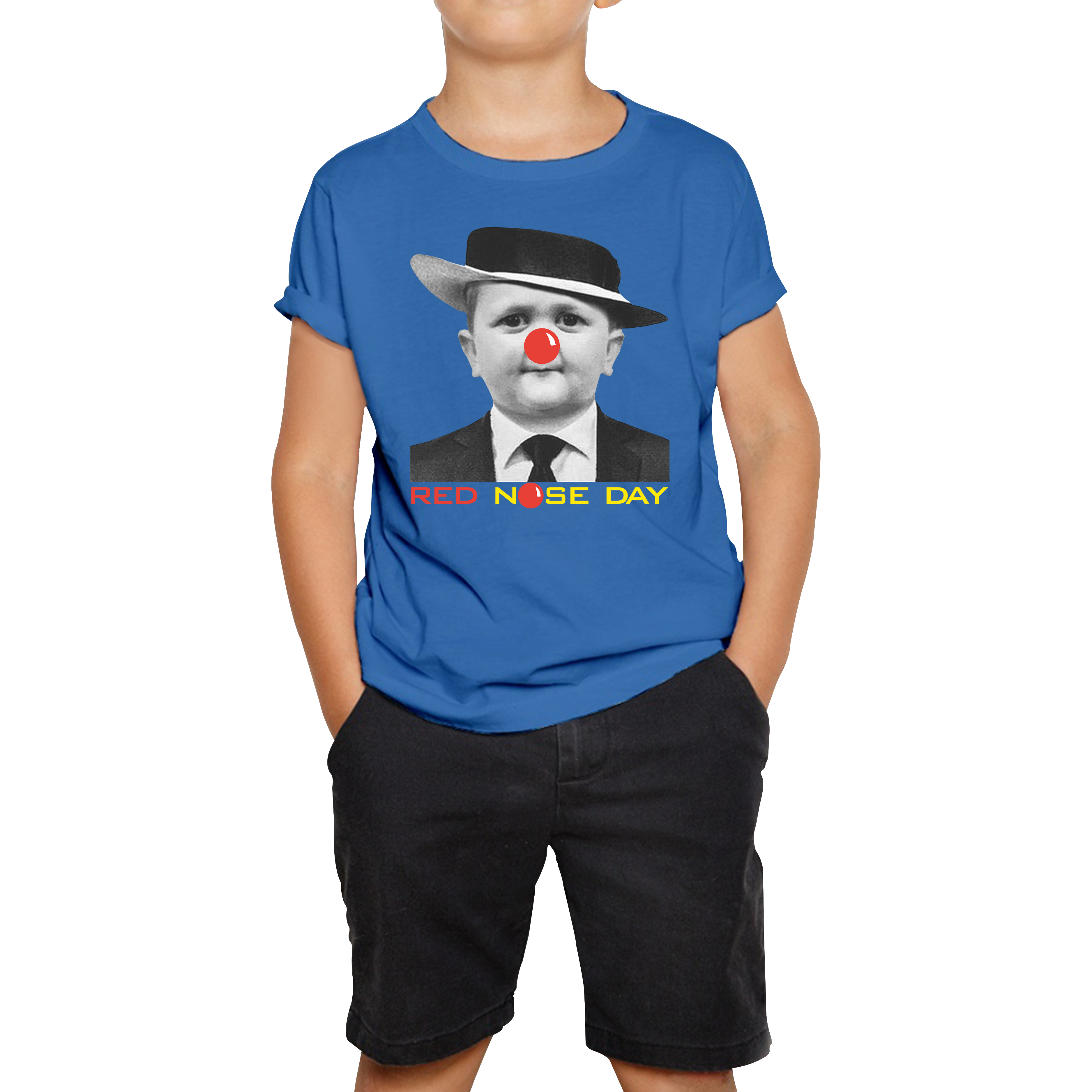 Hasbulla Magomedov MMA Fighter Red Nose Day Kids T Shirt. 50% Goes To Charity