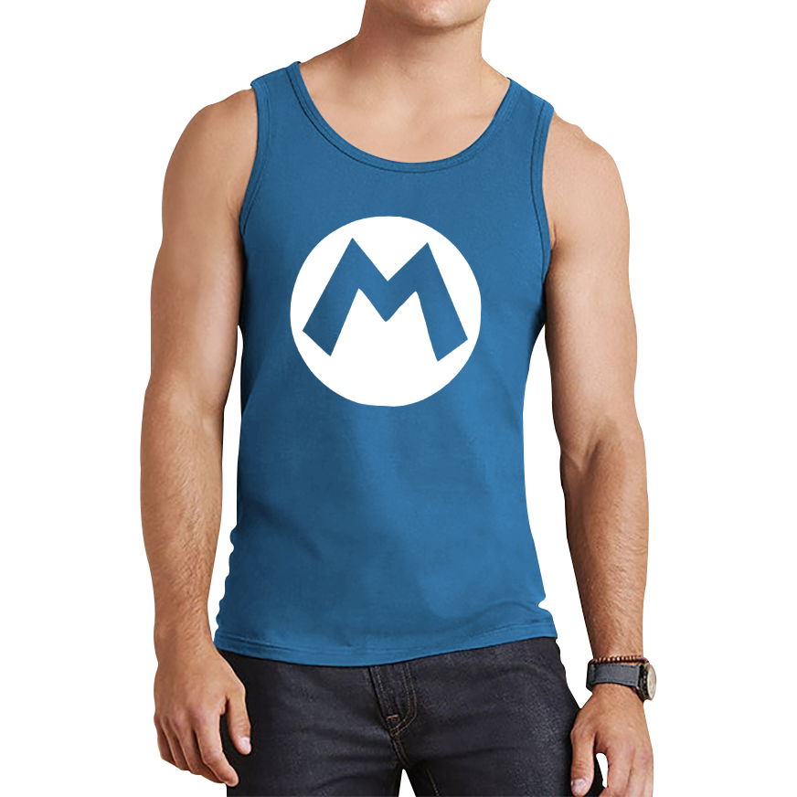 Mario Bros Character Logo Super Mario Mario Mario Bro Toad Retro Gaming Tank Top