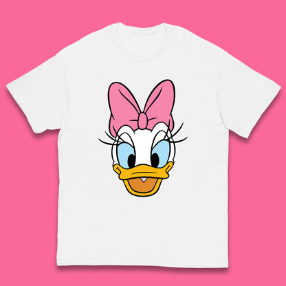 Donald Duck And Daisy Duck Face Cartoon Characters Disneyland Vacation Trip Disney World Kids T Shirt