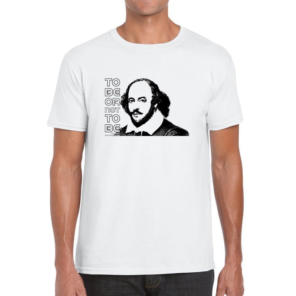 To Be Or Not To Be Book By William Shakespeare Quote National Shakespeare Day Mens Tee Top