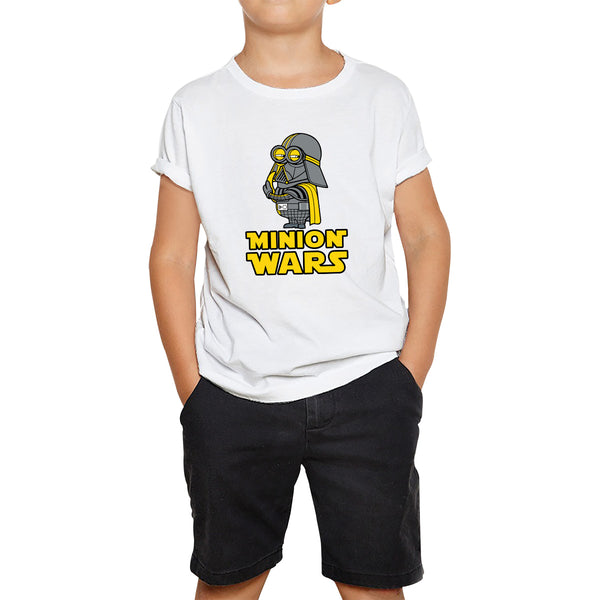 Minion Wars Trooper Cosplay Star Wars Minion Parody The Minions Become Superheroes Disney Star Wars 46th Anniversary Kids T Shirt
