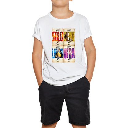 Solo A Star Wars Story Posters Solo Chewie Lando Qira Sci-fi Action Adventure Movie Characters Star Wars Galaxy's Edge Trip Kids T Shirt