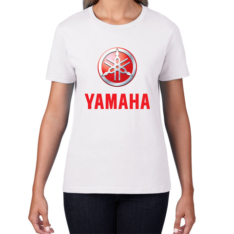 Yamaha Motor Company Yamaha Logo Guarantees Speed And Flawless Riding Motorcycles Scooters Yamaha Lovers Womens Tee Top