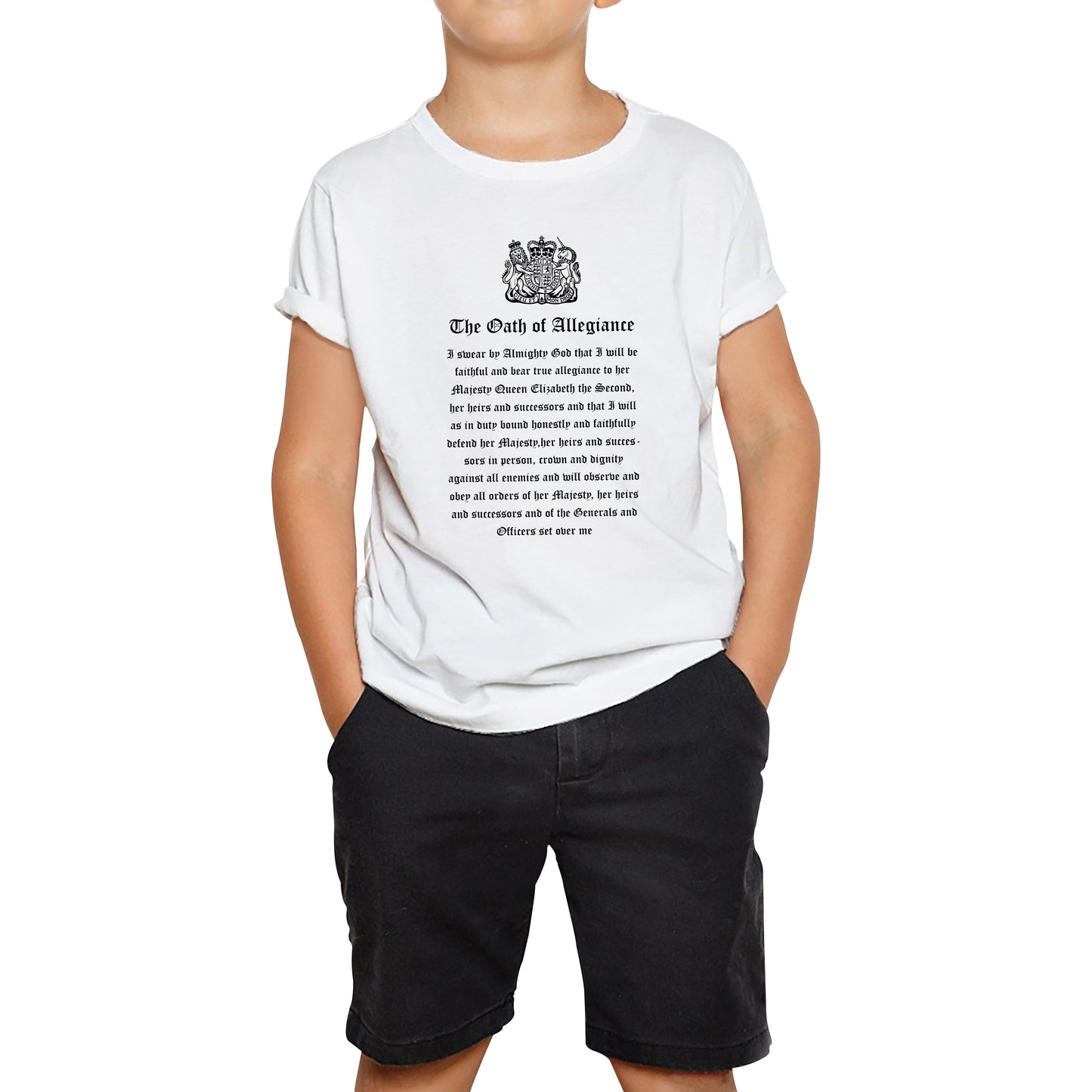 The Oath Of Allegiance British Armed Forces Day Anzac Day Lest We Forget Remembrance Day Veterans Day Kids Tee