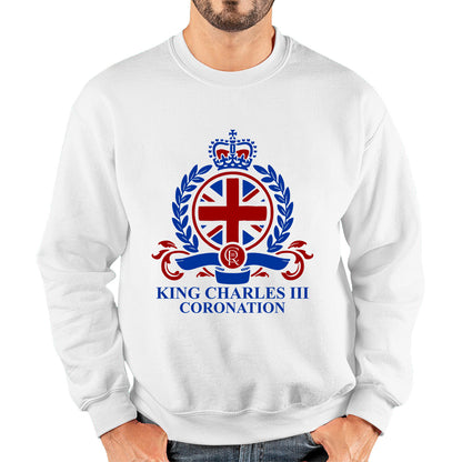 King Charles III Coronation 2023 CR III King Of England United Kingdom His Majesty Unisex Sweatshirt