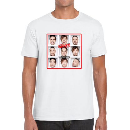 Half Way There Studio Album By Busted English Pop Punk Band Busted 20th Anniversary Mens Tee Top