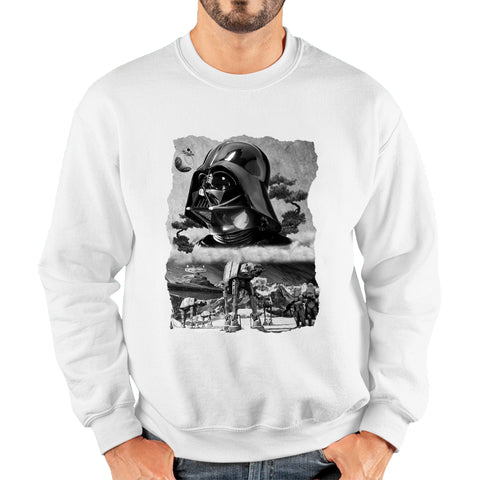 The Force Is Strong With This One Vintage Poster Graphic Movie Series Unisex Sweatshirt