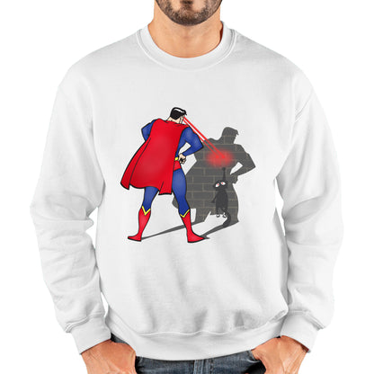 Bigman With Cat Funny Spider Cat Comics Black Cat Spider Movie Unisex Sweatshirt