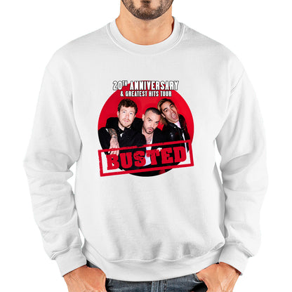 Busted Are Back To Celebrate Their 20th Anniversary Musician Band Busted Singers Unisex Sweatshirt