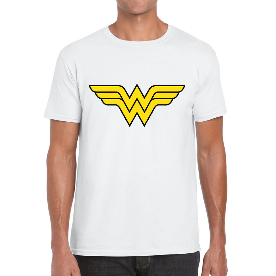 Wonder Woman Logo Superhero Wonder Girl Super Woman Comic Book Character Mens Tee Top