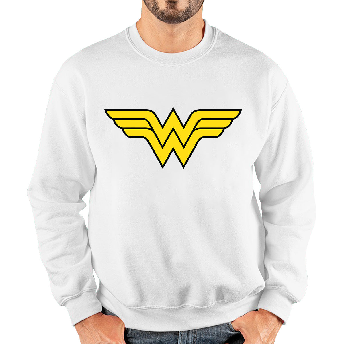 Wonder Woman Logo Superhero Wonder Girl Super Woman Comic Book Character Unisex Sweatshirt