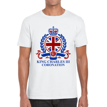 King Charles III Coronation 2023 CR III King Of England United Kingdom His Majesty Mens Tee Top
