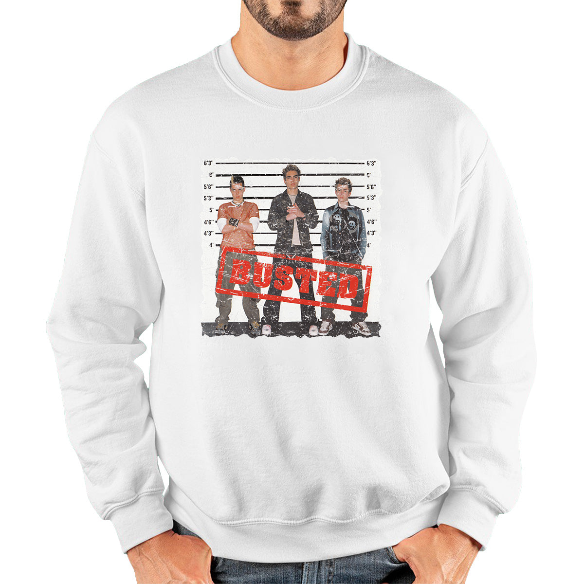 Busted Debut Studio Album By Busted Busted English Pop Punk Band Busted 20th Anniversary Unisex Sweatshirt