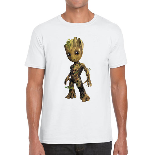 Baby Groot Comic book character Guardians of the Galaxy I am Groot Action Adventure Comedy Sci-Fi Movie Mens Tee Top
