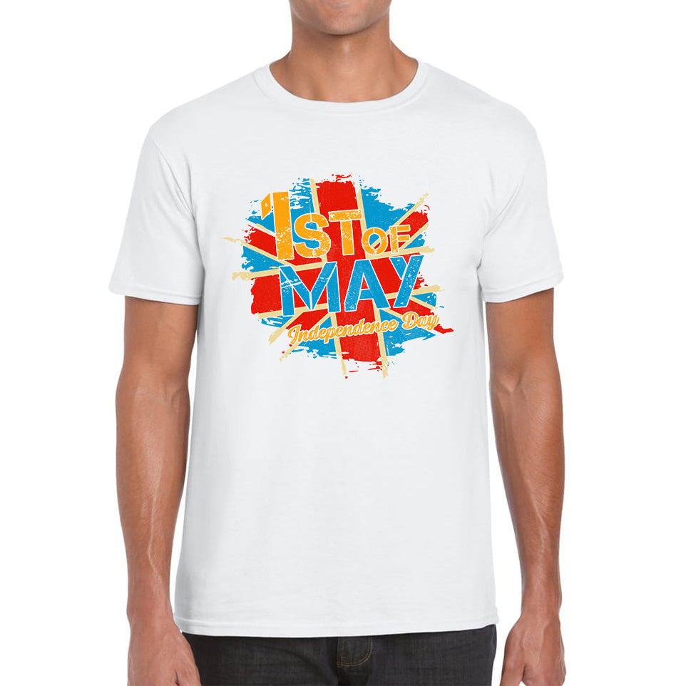  Great Britain Union Jack Mens Tee Top