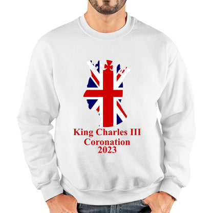 King Charles III Coronation 2023 United Kingdom King of England Royal Crown CR III His Majesty Unisex Sweatshirt