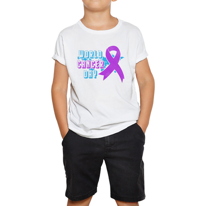 World Cancer Day 4 February Cancer Day Cancer Awareness Cancer Warrior Kids Tee