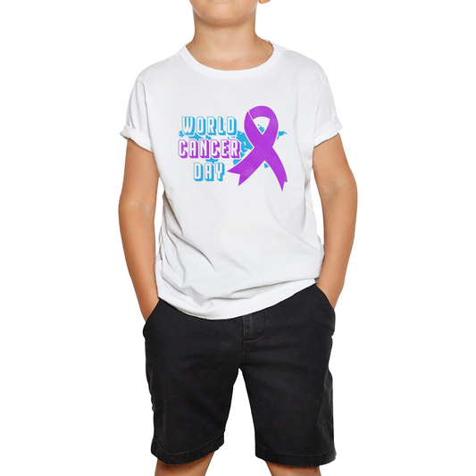 World Cancer Day 4 February Cancer Day Cancer Awareness Cancer Warrior Kids Tee
