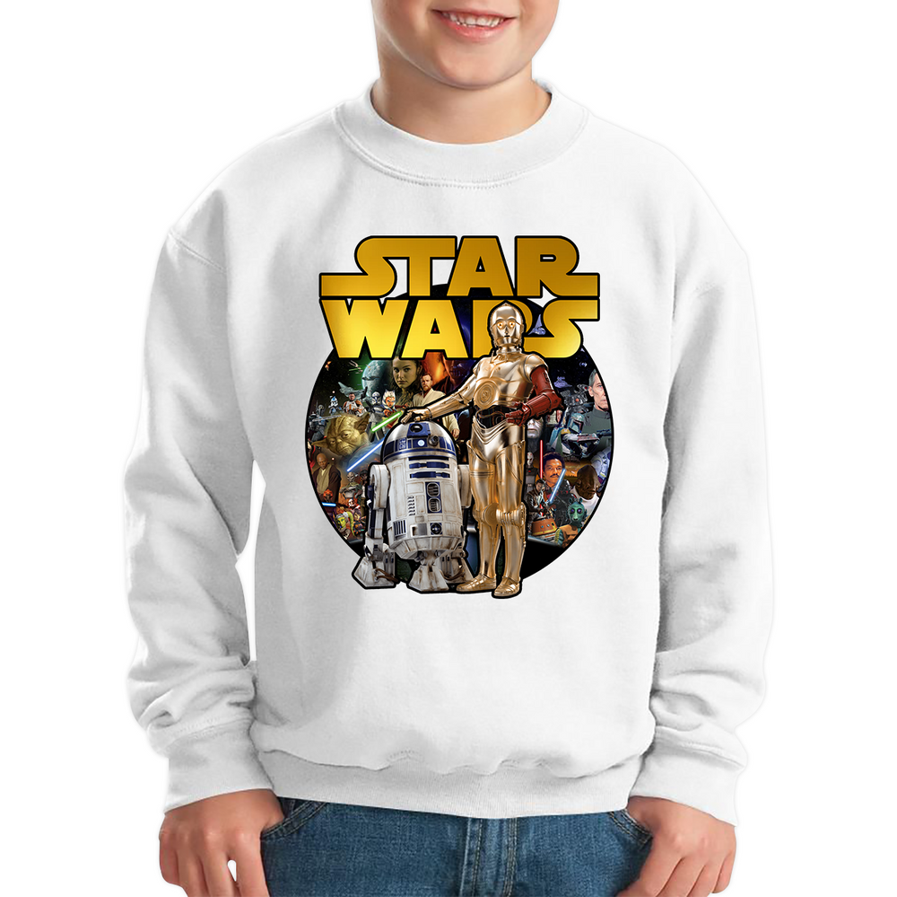 Star Wars These aren't The Droids You're Looking for Jumper Funny Star Wars R2D2 C3PO Kids Sweatshirt