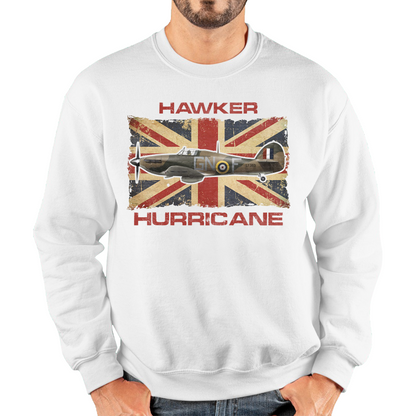 Vintage Hawker Hurricane British Veteran Air Force Sweatshirt