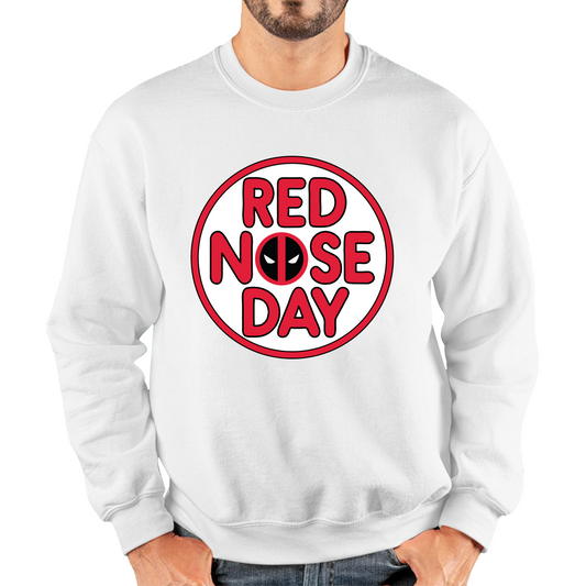 Deadpool Red Nose Day Sweatshirt