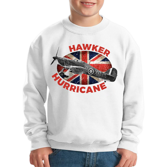 Vintage Hawker Hurricane British Veteran Fighter Aircraft Plane Sweatshirt