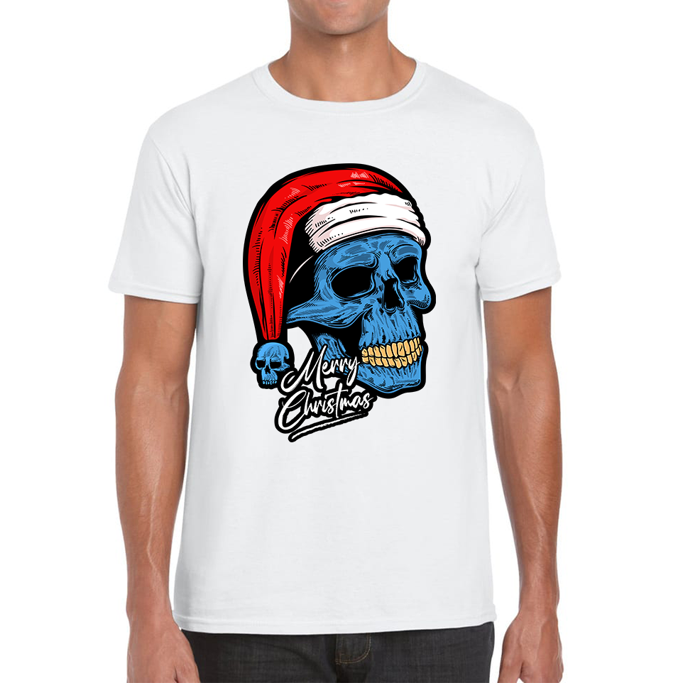 santa skull t shirt