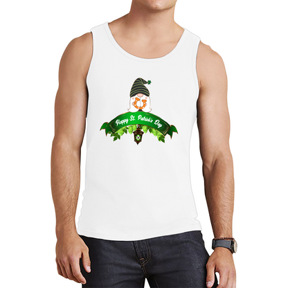Happy St. Patrick's Day Leprechaun Gnome Irish Gnomes Lucky Gnomes Saint Patricks Day Tank Top
