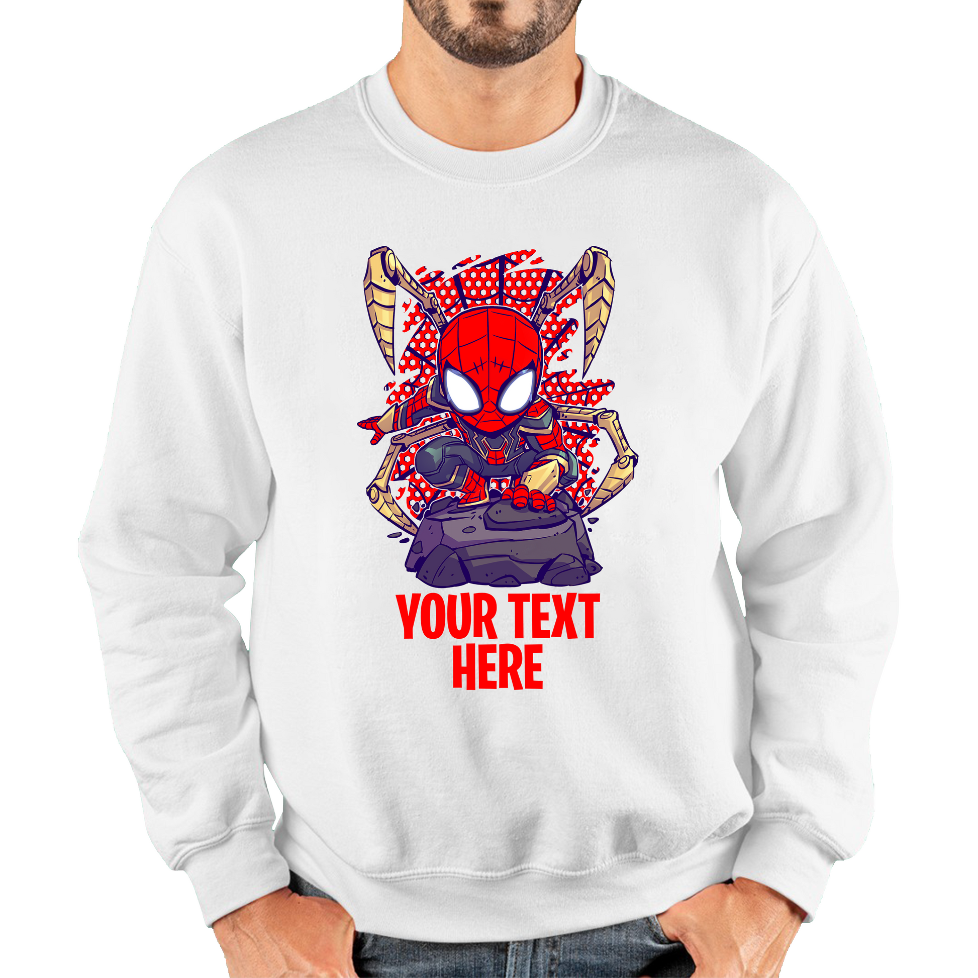 Personalised Spiderman Sweatshirt