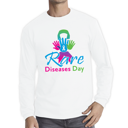 Rare Diseases Day Rare Diseases Awareness Rare Chronic Illness Ehlers-Danlos Syndrome Long Sleeve T Shirt