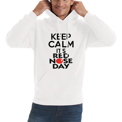 Keep Calm It's Red Nose Day Hoodie