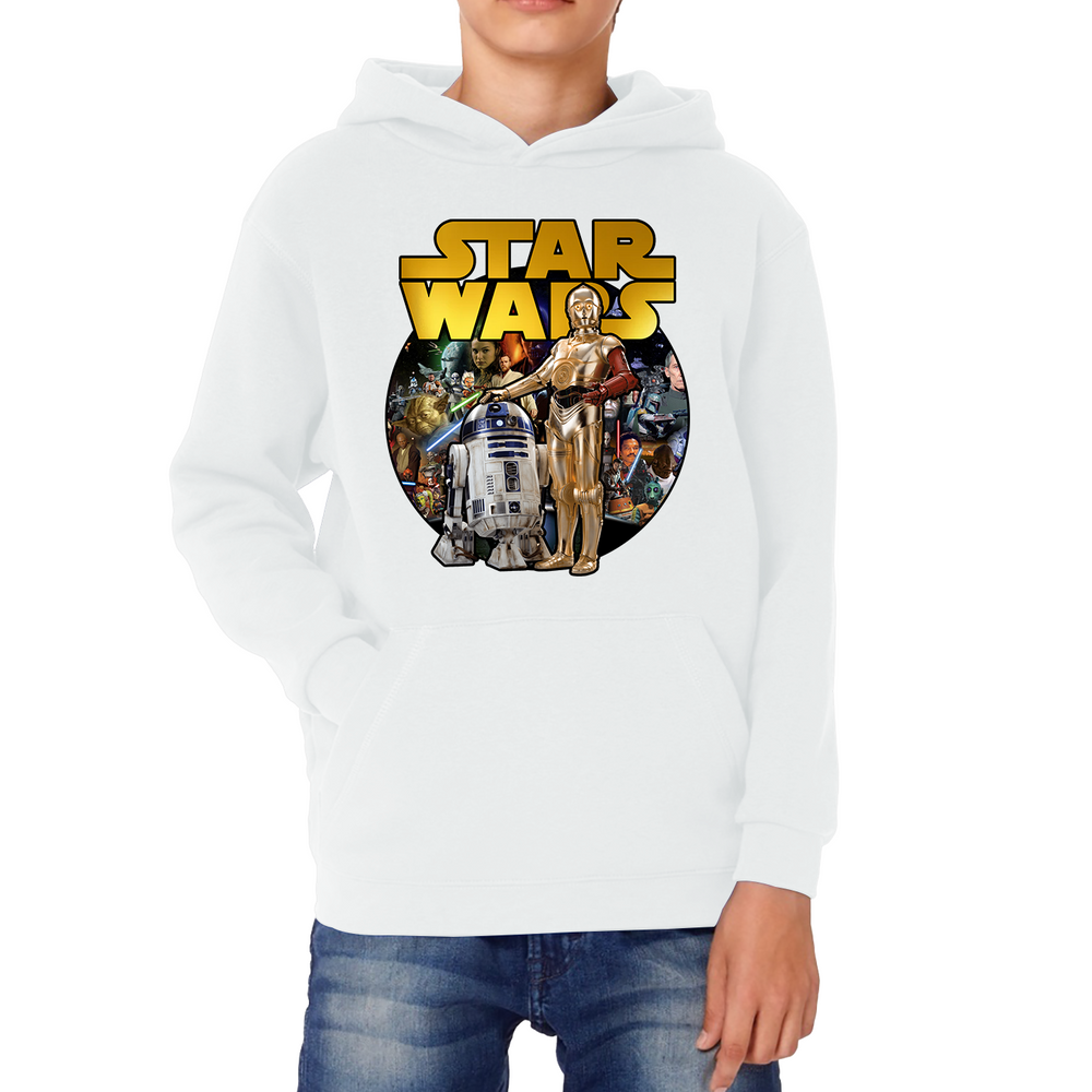 Star Wars These aren't The Droids You're Looking for Hoodie Funny Star Wars R2D2 C3PO Kids Hoodie