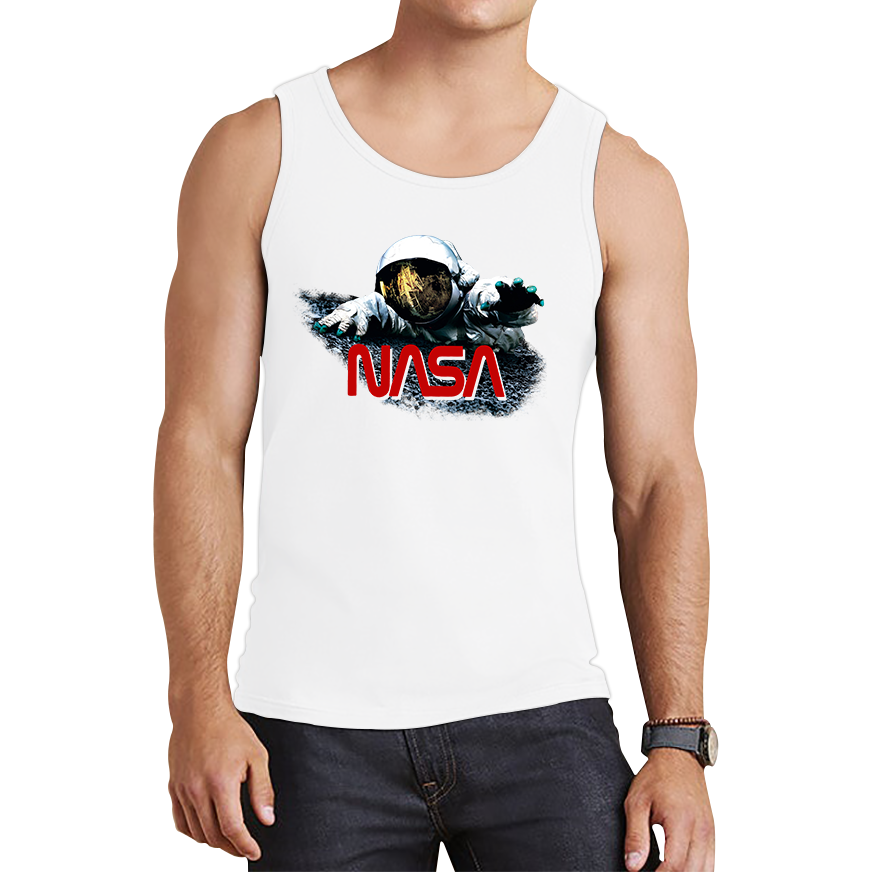 Apollo 18 Science Fiction Horror Film Poster Vest Nasa Astronaut In The Space Tank Top