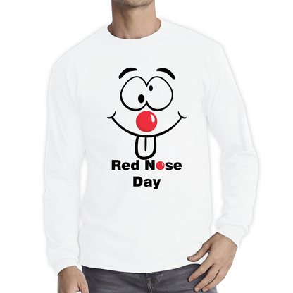 Red Nose Day Funny Emoji T Shirt