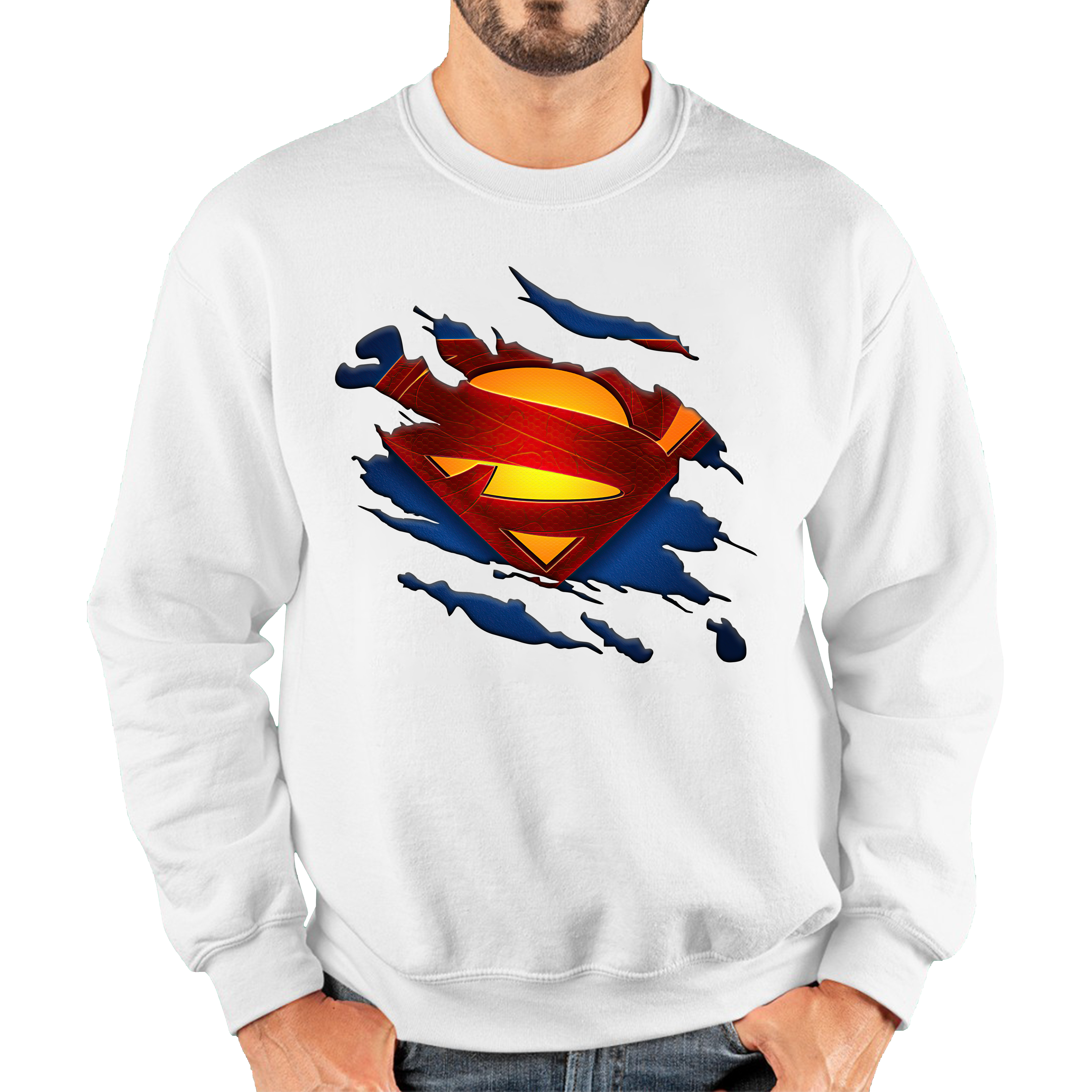 Superman Jumper Fictional Character Superhero Universe Series DC Comics Unisex Sweatshirt