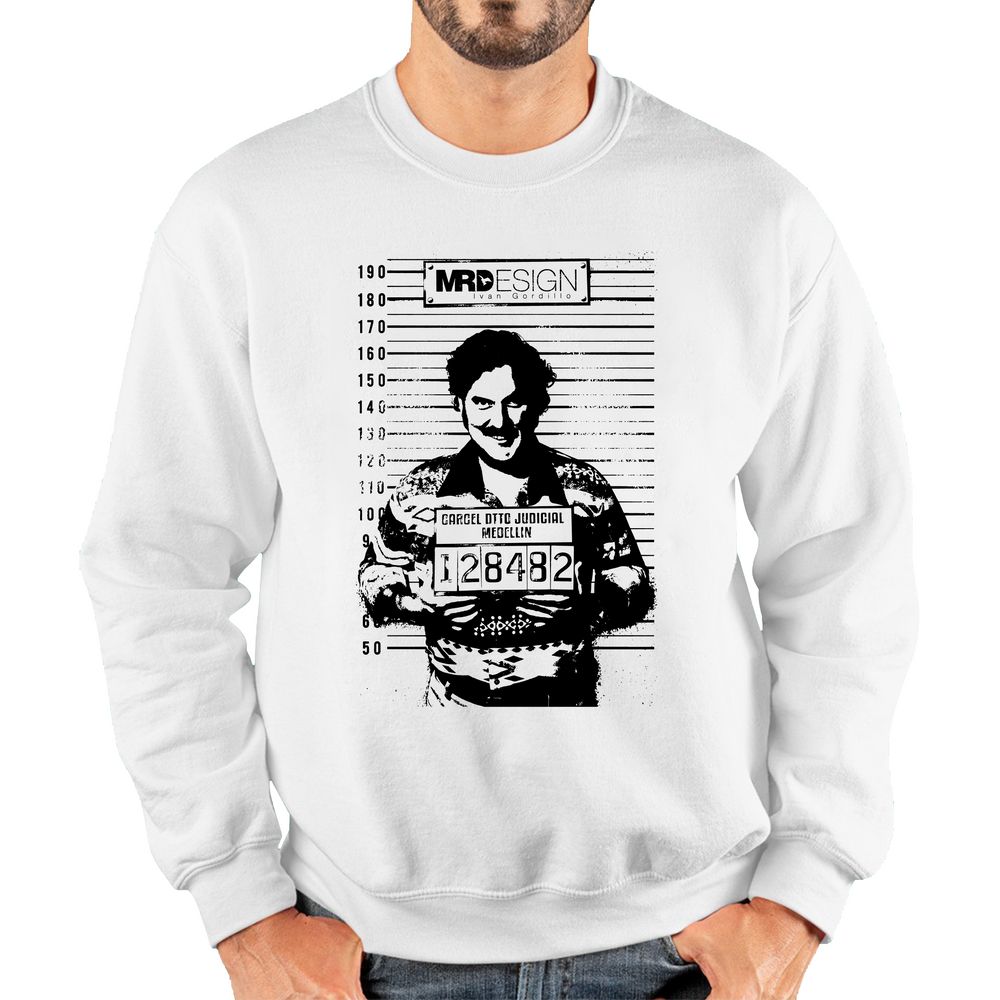 Plata O Plomo Pablo Escobar Jumper Drug Lord Colombia Drug Dealer Mens Sweatshirt