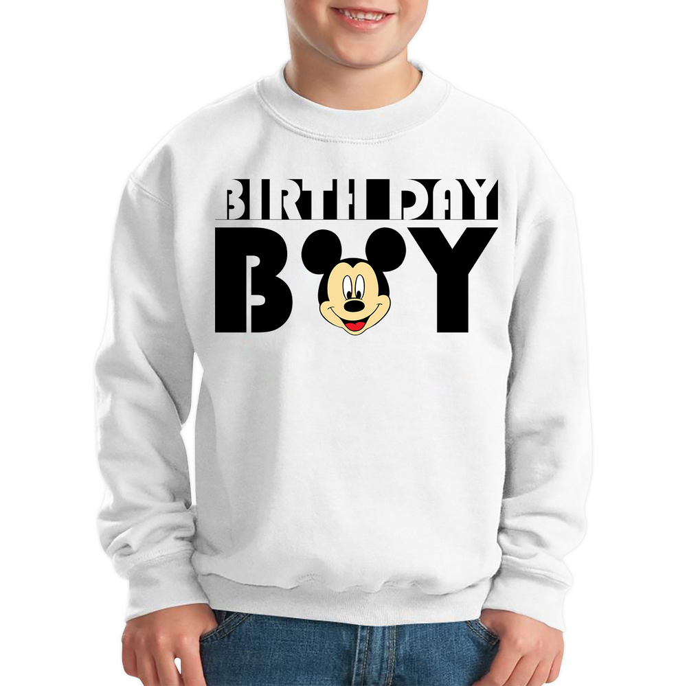 Disney Mickey Mouse Birthday Boy Kids Sweatshirt