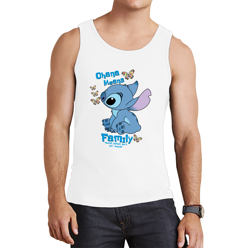 Ohana Means Family Lilo & Stitch Funny Comedy Family Cartoon Lovers Tank Top