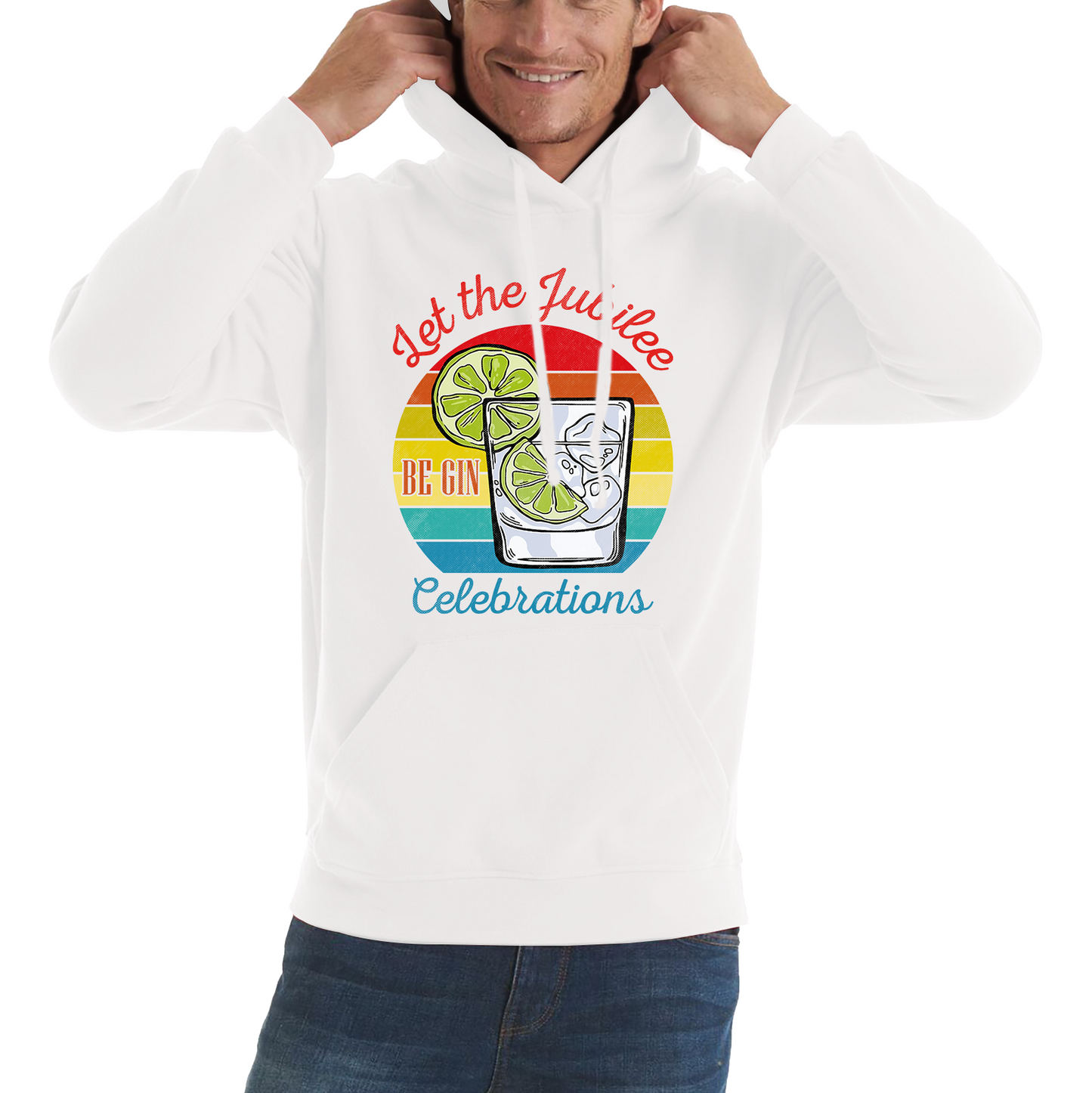 Let The Jubilee Be Gin Celebration Funny Hoodie