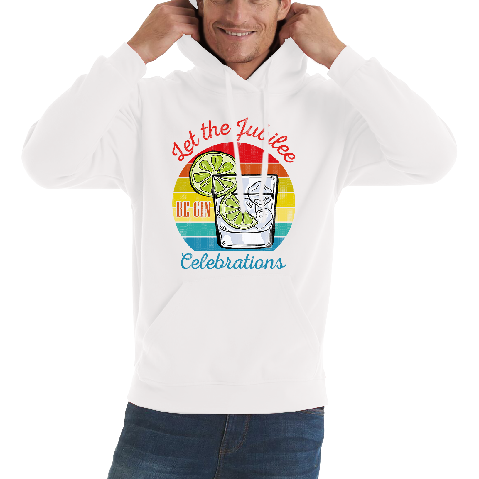 Let The Jubilee Be Gin Celebration Funny Hoodie