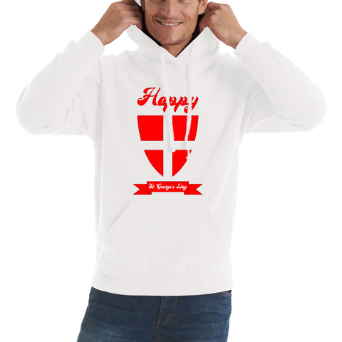Happy St. George's Day Knight Shield George's Day Adult Hoodie