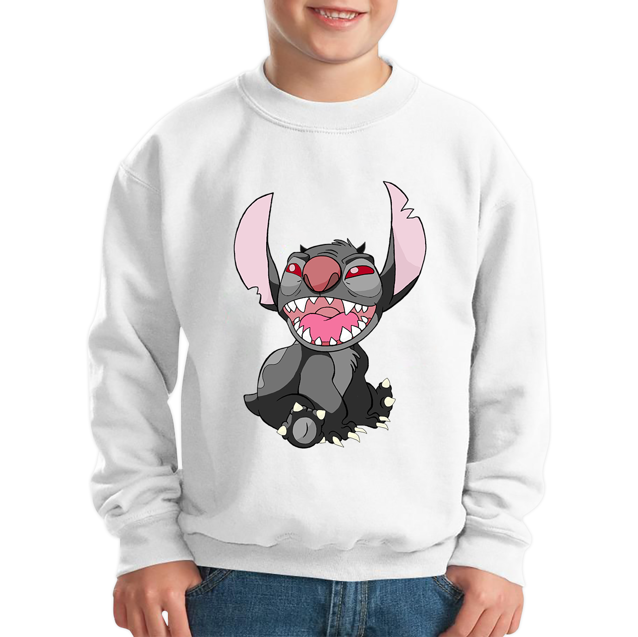 Disney Devil Stitch Funny Ohana Sweatshirt