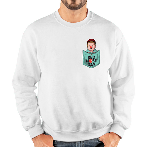 Hasbulla Magomedov Red Nose Day Comic Relief Adult Sweatshirt. 50% Goes To Charity