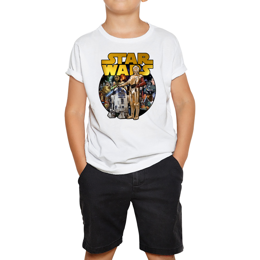 Star Wars These aren't The Droids You're Looking for T-Shirt Funny Star Wars R2D2 C3PO Kids Tee