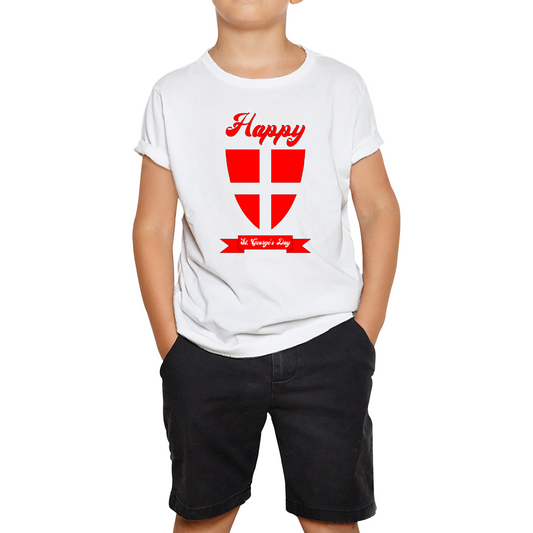 Happy St. George's Day Knight Shield T Shirt