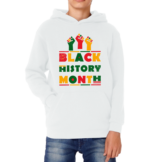 Black History Month Black Pride African American Black Lives Matter Black Pride Kids Hoodie