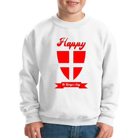 Happy St. George's Day Knight Shield Sweatshirt